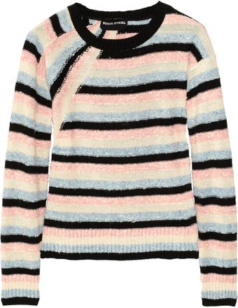 Sonia Rykiel Textured Cottonblend Sweater - Lyst