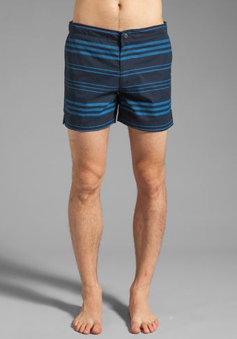 Theory Kahana Kosmor St Short in Eclipse Stripe - Lyst