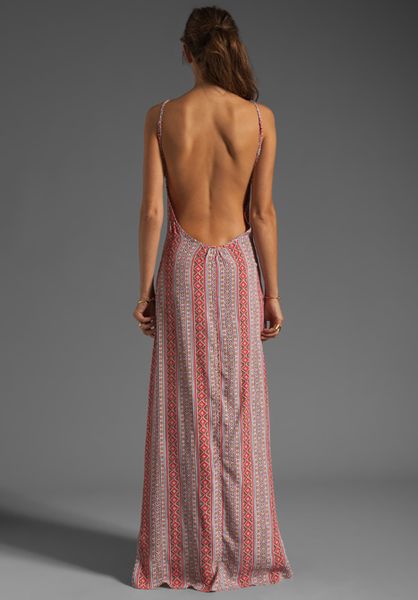 sequin scoop back maxi