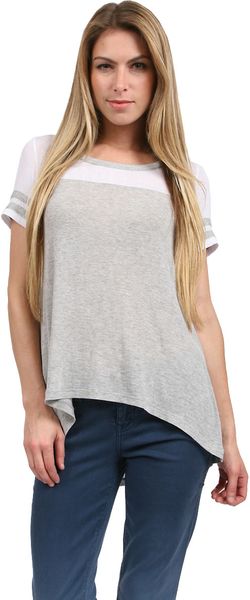 Splendid Flowy Varsity Tee - Lyst
