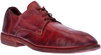 Guidi Polished Derby Shoe - Lyst