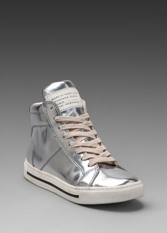 Marc By Marc Jacobs Mirror Reflective High Top Sneaker - Lyst