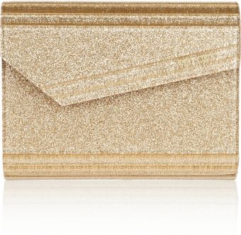 Jimmy Choo The Candy Glitterprint Acrylic Clutch - Lyst