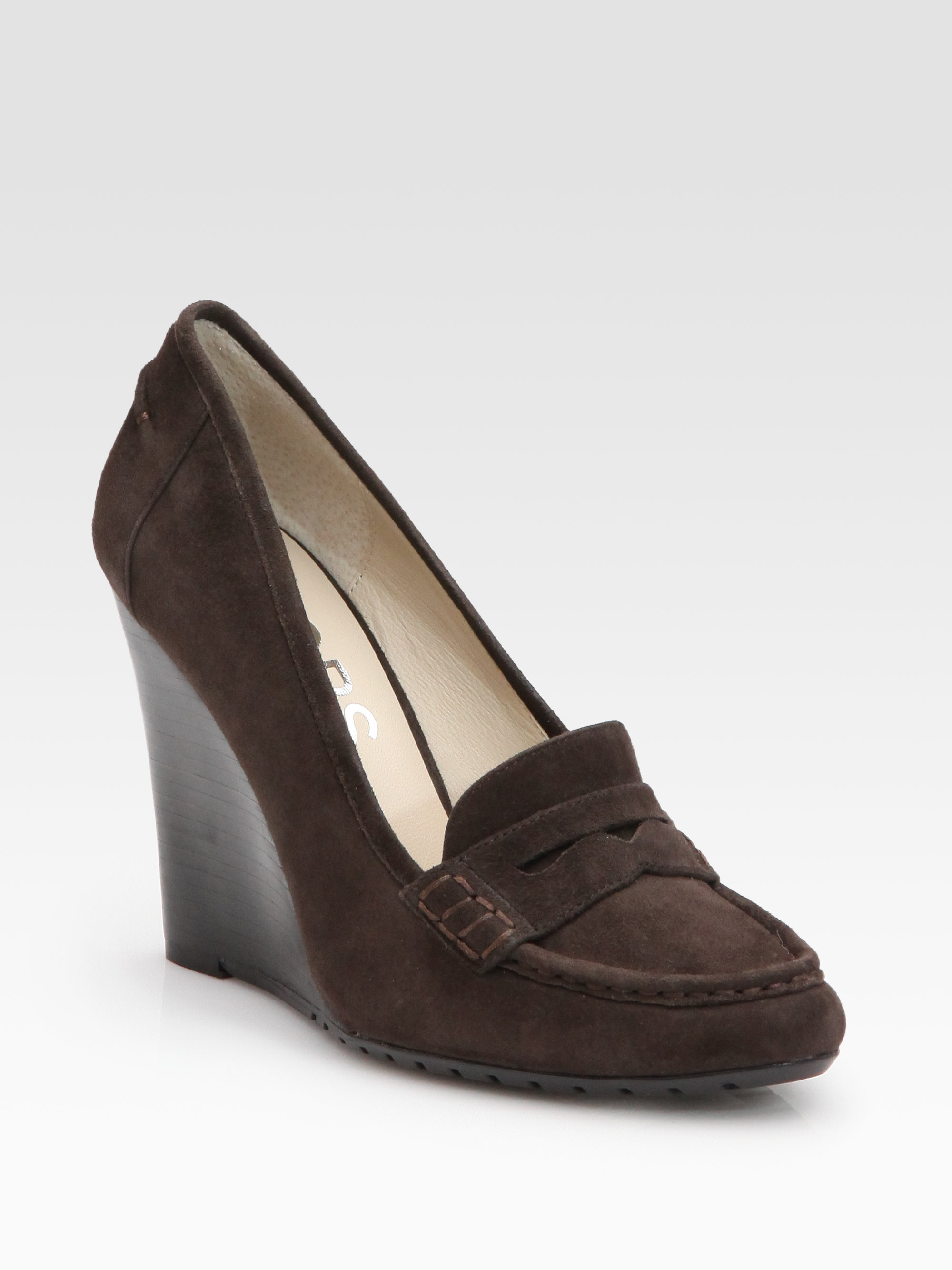 michael kors suede loafers