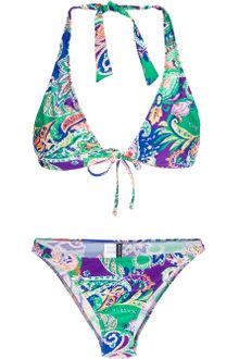 Ralph Lauren Blue Label Patterned Bikini - Lyst