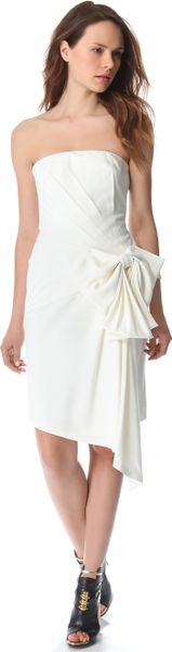 Viktor & Rolf Strapless Bow Dress - Lyst
