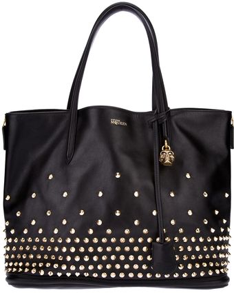 Alexander McQueen Large Studded Tote - Lyst