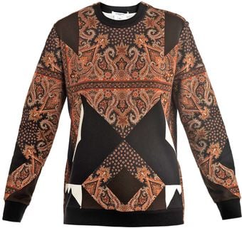 Givenchy Silkscarfprint Sweatshirt - Lyst