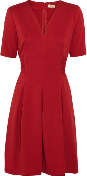 Issa Pleated Stretchjersey Dress - Lyst