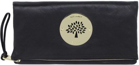 mulberry daria clutch black