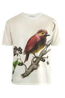 Ami Bird-print T-shirt - Lyst