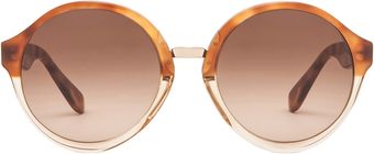 A.P.C. Acetate Retro Super Future Sunglasses in Caramel - Lyst