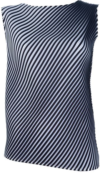 Issey Miyake Flash Pleated Top - Lyst