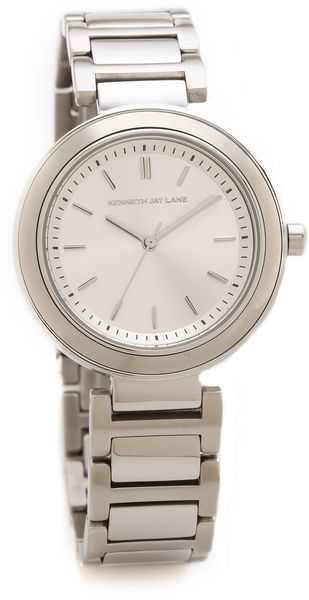 Kenneth Jay Lane Slim Bracelet Watch - Lyst