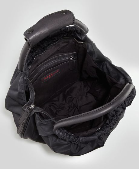 Liebeskind Nylon Hobo Bag in Black (blk) | Lyst