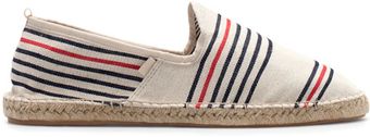 Zara Striped Espadrille - Lyst