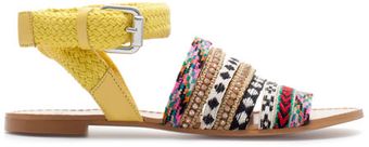 Zara Ethnic Flat Sandals - Lyst