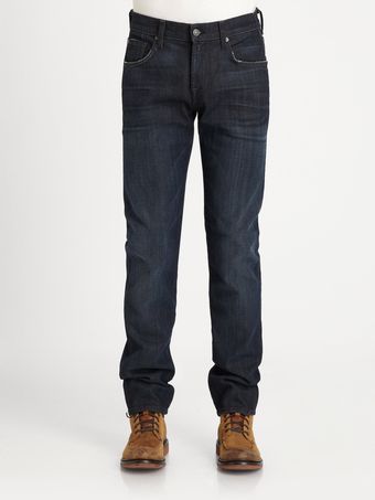 7 For All Mankind The Straight Modern Straight leg Jeans - Lyst