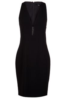 Alexander Wang Slim Fitted Vneck Dress - Lyst