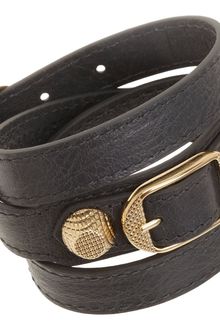 Balenciaga Arena Giant Double Tour Bracelet - Lyst