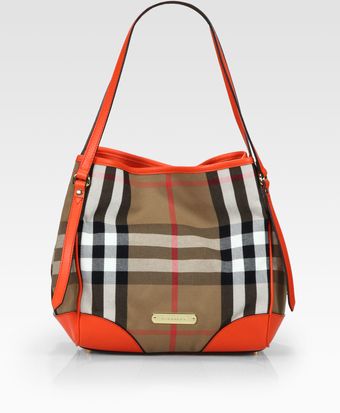 Burberry Canterbury Canvas Shoulder Bag - Lyst
