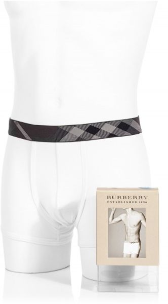 Burberry Stretch Cotton Boxers - Lyst