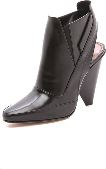 Derek Lam Tate Open Back Booties - Lyst