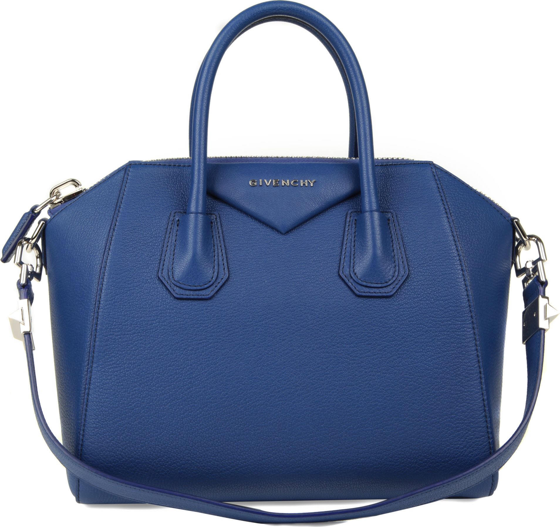 Givenchy Antigona Small Grainy Leather Tote in Blue | Lyst