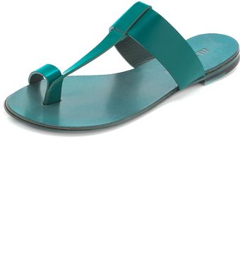Jil Sander Aquamarine Sandals - Lyst