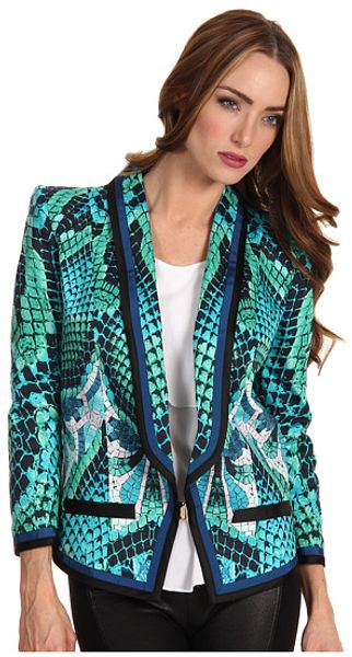 Just Cavalli Atlantis Print Cotton Blazer - Lyst