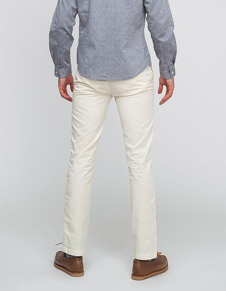 Life After Denim Modern Slim Fit Chino in White for Men ...
