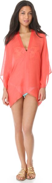 Love Quotes Shiva Cover Up Top - Lyst