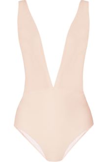 Miu Miu Plungefront Swimsuit - Lyst