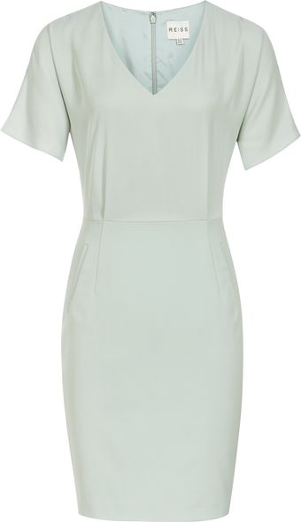Reiss Kefalos V-Neck Slit Sleeve Dress - Lyst