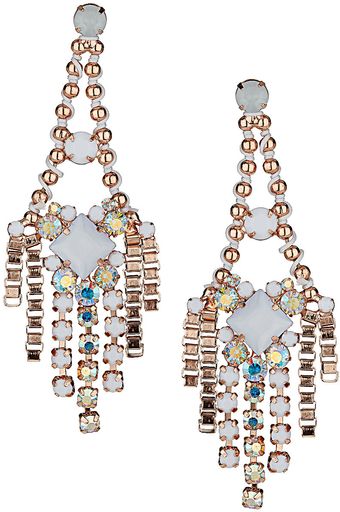 Topshop Premium Thread Wrapped Earrings - Lyst