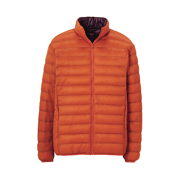 Uniqlo Men Premium Down Ultra Light Jacket Extra Sizes in Orange for