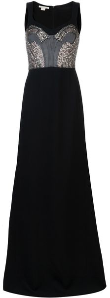 Antonio Berardi Beaded Corset Gown - Lyst