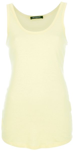 Balmain Tank Top - Lyst