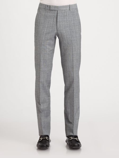 grey linen pants mens