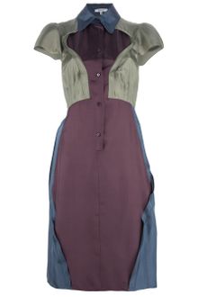 Carven Habotai Shirt Dress - Lyst