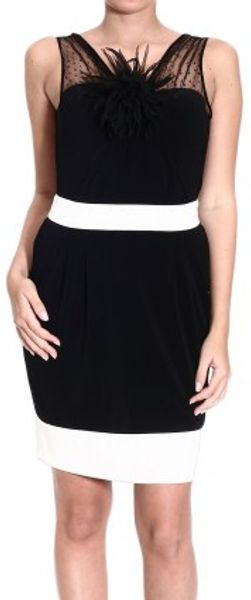 Class Roberto Cavalli Plumetis V Neck Twocolored - Lyst