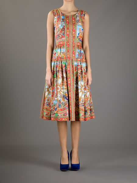 dolce and gabbana sicilian dress