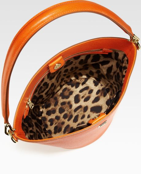 dolce and gabbana orange bag