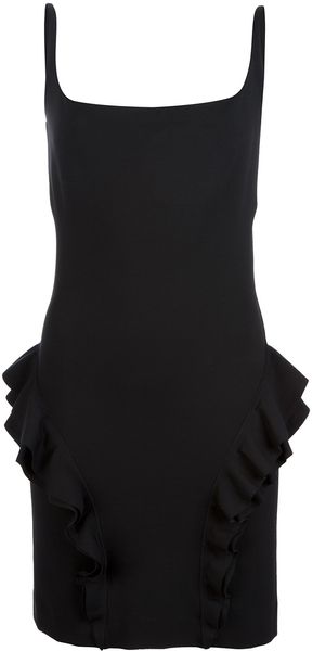 DSquared2 Ruffled Fitted Dress - Lyst