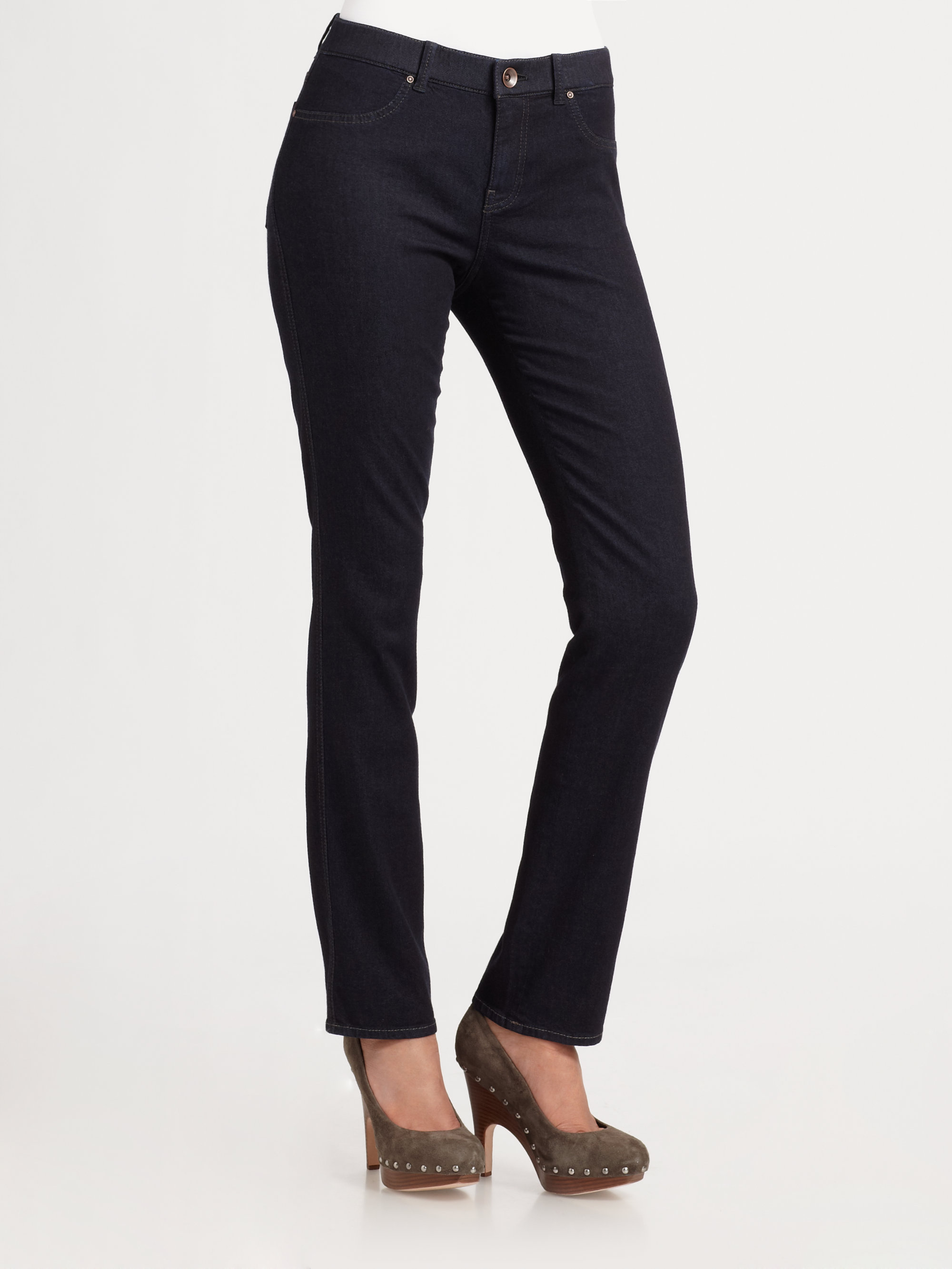 Elie Tahari Stretch Jeans in Blue (soft indigo) Lyst