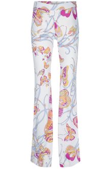 Emilio Pucci Printed Flared Trousers - Lyst