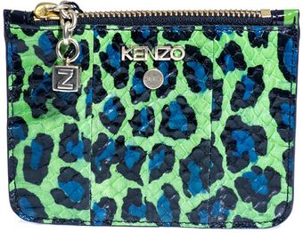 Kenzo Leopard and Tiger Print Contrast Pouch - Lyst