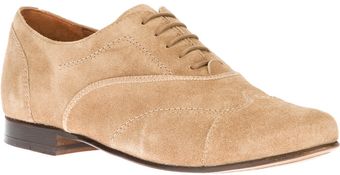Lanvin Suede Brogue - Lyst