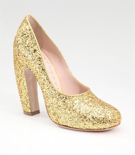 miu miu glitter shoes