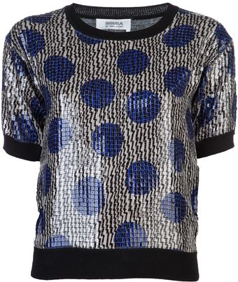 Sonia By Sonia Rykiel Sequined Sweater - Lyst